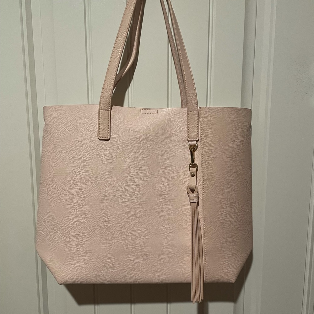 Blush tote purse